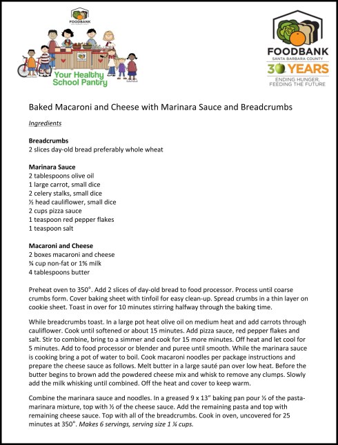 Microsoft Word - 13-01-15 HSP Baked Macaroni and Cheese with Mar
